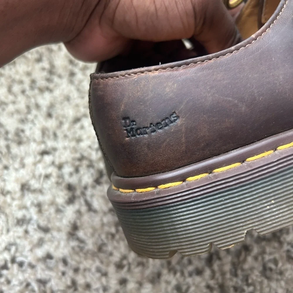 Dr. Martens Chocolate Brown Leather Derbys